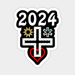 happy 2024 Magnet