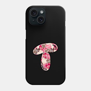 Valentines Letter T Phone Case