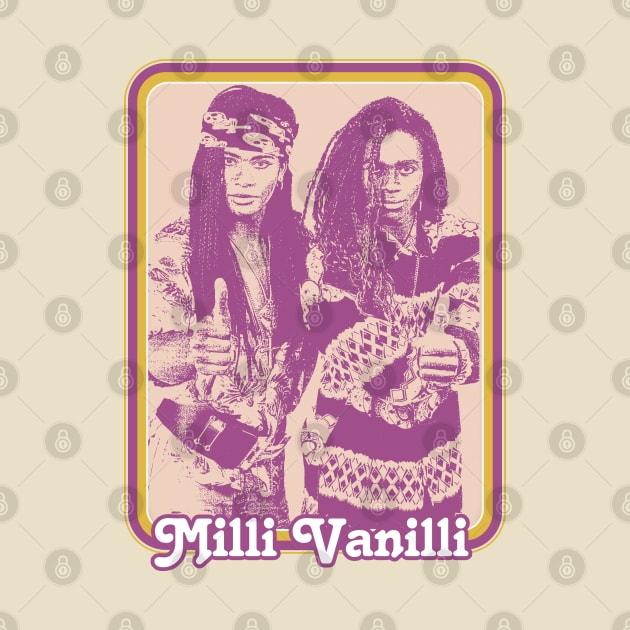 Milli Vanilli \/\ Vintage Style 90s Aesthetic Design by DankFutura