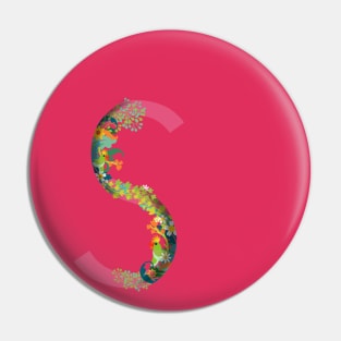 Tropical alphabet s Pin