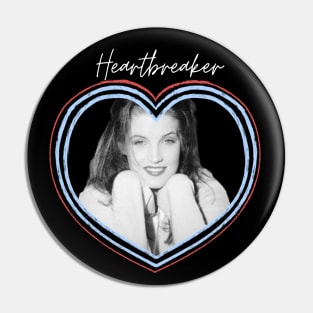 Lisa Marie Presley R.I.P Heartbreaker 1968- 2023 t shirt, coffee mug, hoodie, phone case, apparel T-Shirt Pin