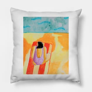 Beachy beach Pillow