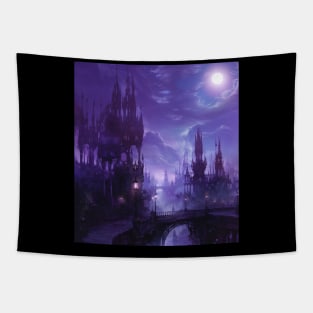 Purple Castles Tapestry