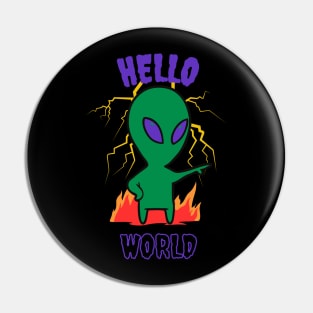 HELLO WORLD Pin