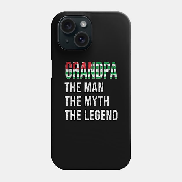 Grand Father Abkhazian Grandpa The Man The Myth The Legend - Gift for Abkhazian Dad With Roots From  Abkhazia Phone Case by Country Flags