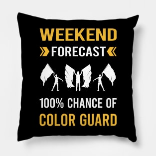 Weekend Forecast Color Guard Colorguard Pillow