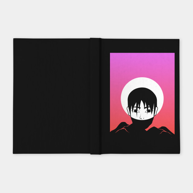 Aesthetic Vaporwave Anime Boy Vaporwave Notebook Teepublic