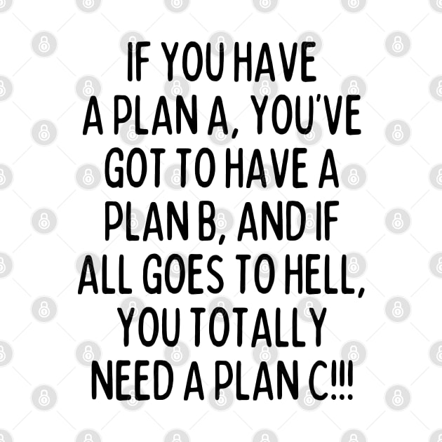 Always have a plan ready! by mksjr