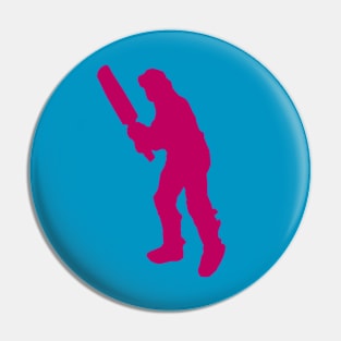 Vintage Cricket Silhouette Polo Pin