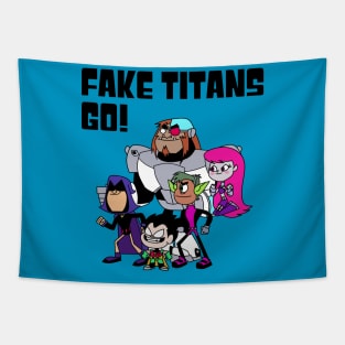 Fake Titans Tapestry