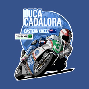 Luca Cadalora 1991 Eastern Creek T-Shirt