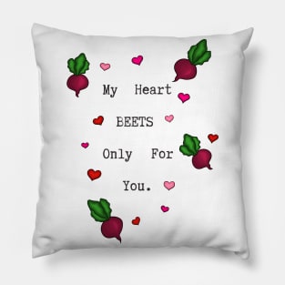 Heart Beets for you Pillow