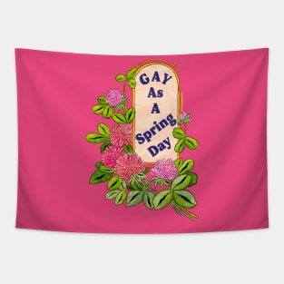 Gay As A Spring Day Tapestry