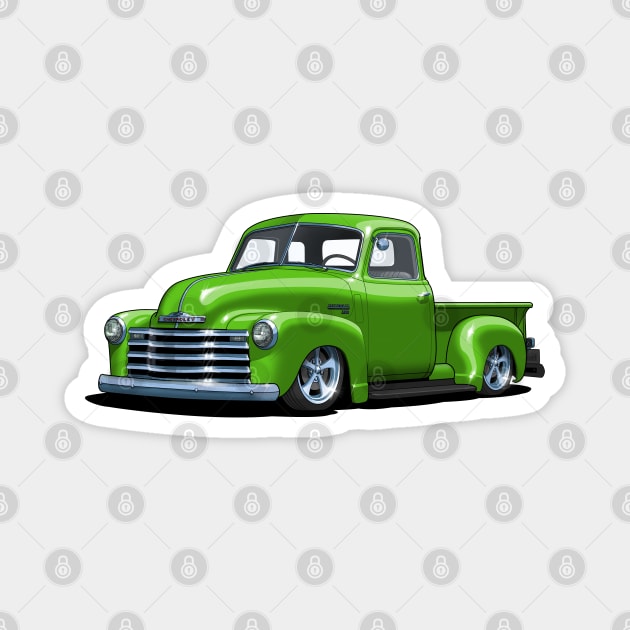 Custom 49 Chevy Pickup Truck Magnet by candcretro