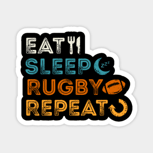 Eat Sleep Rugby Repeat Magnet