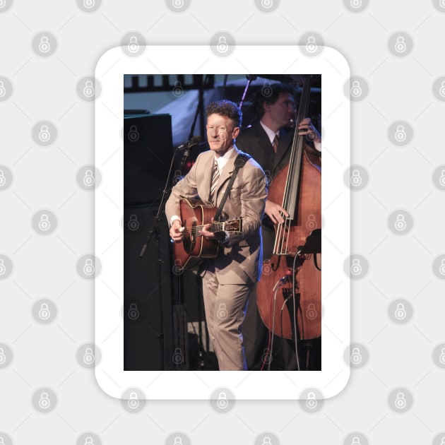 Lyle Lovett Photograph Magnet by Concert Photos