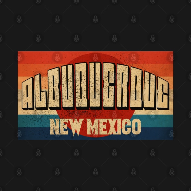 Albuquerque Vintage Sign by CTShirts