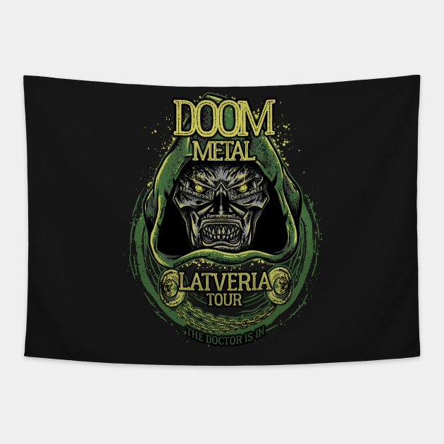 Doom Metal Tapestry by MitchLudwig