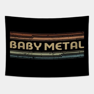 Baby Metal Retro Lines Tapestry