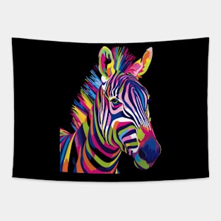 Zebra Majestic Manes Tapestry