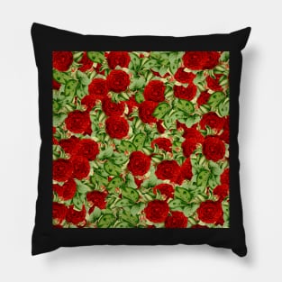 Painting the Roses Red Pillow