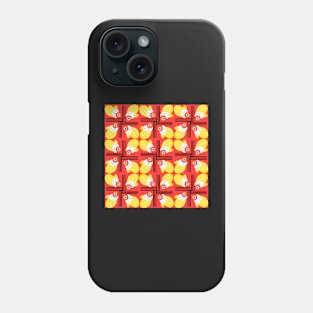 Fruity floral in red Phone Case