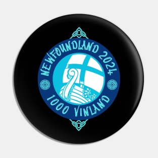 Newfoundland T-Shirt 2024 Viking Vinland Atlantic Pin