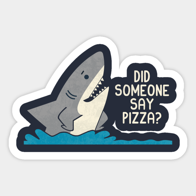 Hungry Shark - Shark - Sticker