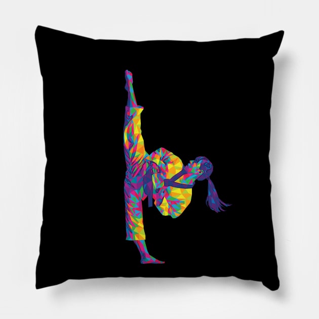 Geometric Side Kick Pillow by polliadesign