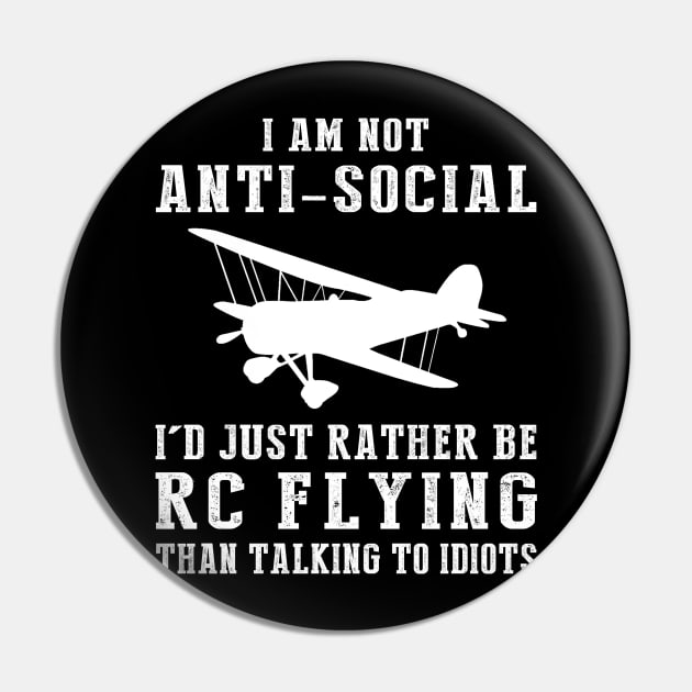 Soaring Above Foolishness - Embrace the RC Plane Humor! Pin by MKGift