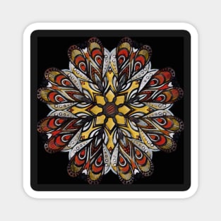 Mandala Holiday Magnet