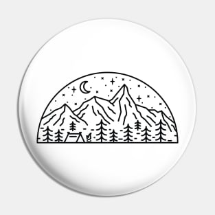 Camping Pin