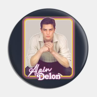 Alain Delon / Retro Francophile Design Pin