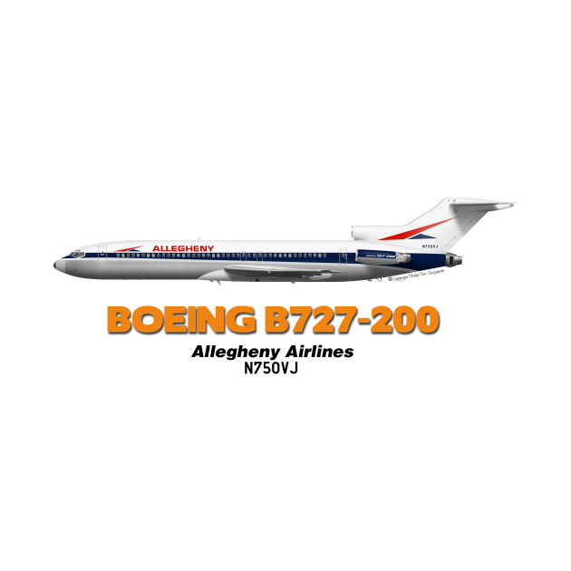 Boeing B727-200 - Allegheny Airlines by TheArtofFlying