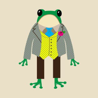 Fashionable frog in a dapper suit T-Shirt