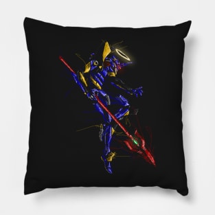 Eva unit mark6 scribble Pillow