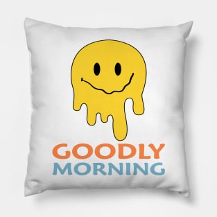 Goodly morning Smiley Pillow