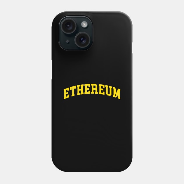 Ethereum Phone Case by monkeyflip