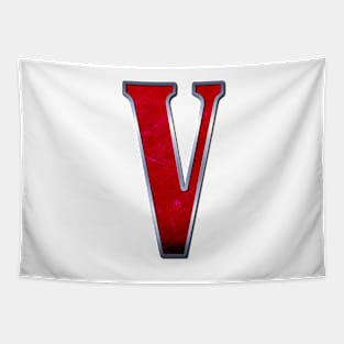 V letter Tapestry