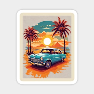 vintage car classic Magnet