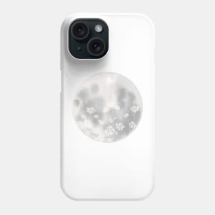 Silver moon Phone Case