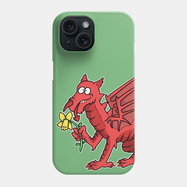 Welsh Dragon Phone Case by Skarmaiden