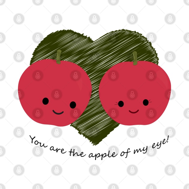 You Are the Apple of My Eye by Hedgie Designs