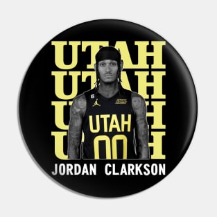 Utah Jazz Jordan Clarkson 00 Pin