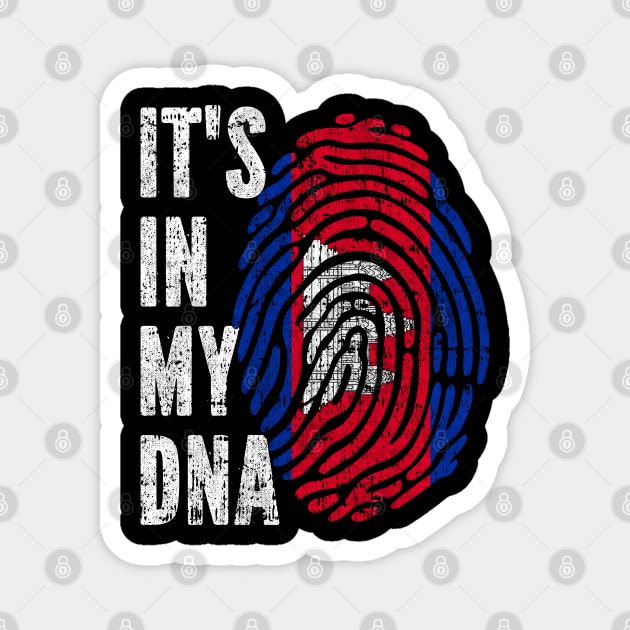 IT'S IN MY DNA Cambodia Flag Men Women Kids Magnet by simonStufios