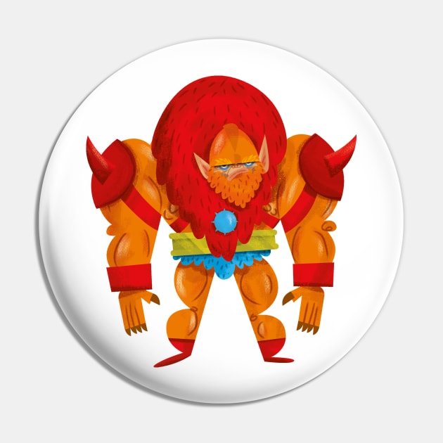 Beastman - Masters of the Universe Pin by Geeksarecool