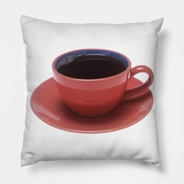 Cup of Coffee Pillow by Bravuramedia