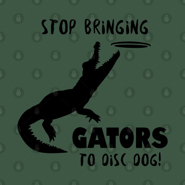 Disc Dog Gator - black by ApolloOfTheStars