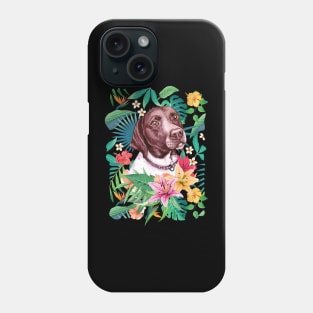 Tropical German Shorthaired Pointer Phone Case