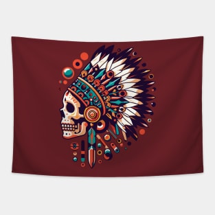 Indian skulls Tapestry